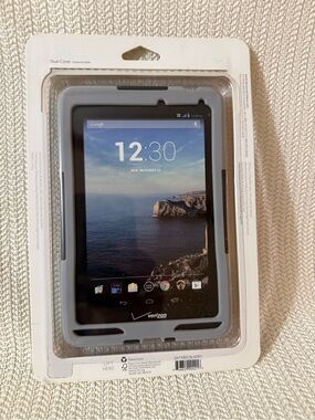 Verizon Dual Cover Case for Ellipsis 7 Tablet Black Gray New Sealed